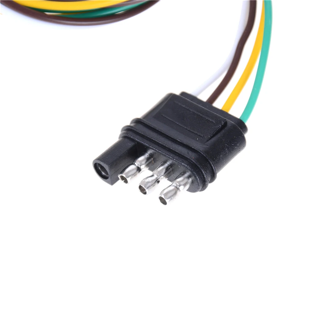 1Pcs Trailer Light Wiring Harness Extension 4 Pin Plug 18 AWG Flat Wire Connector Trailer Male Plug-in Connectors from Lights & Lighting on Aliexpress.com ...