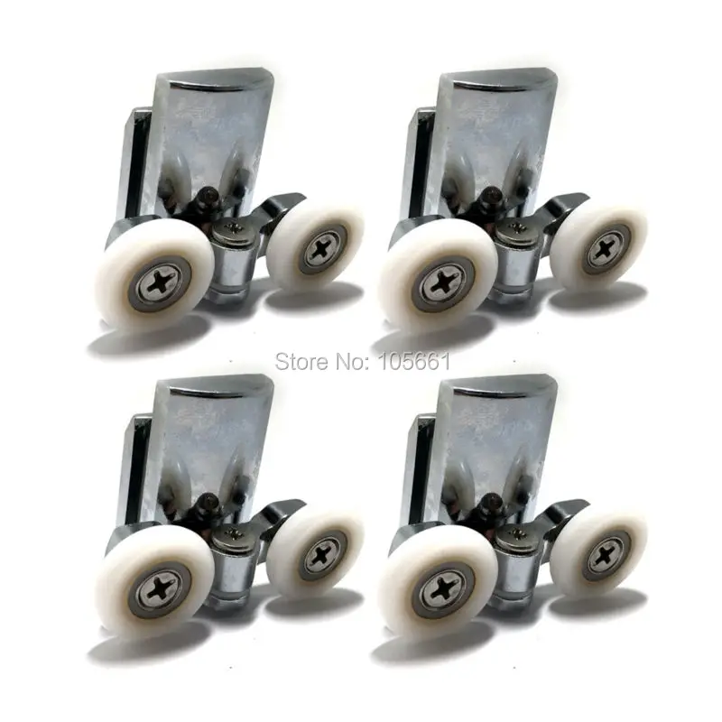 4* Shower Door Wheels 23mm Shower Door Rollers Bottom 4pcs