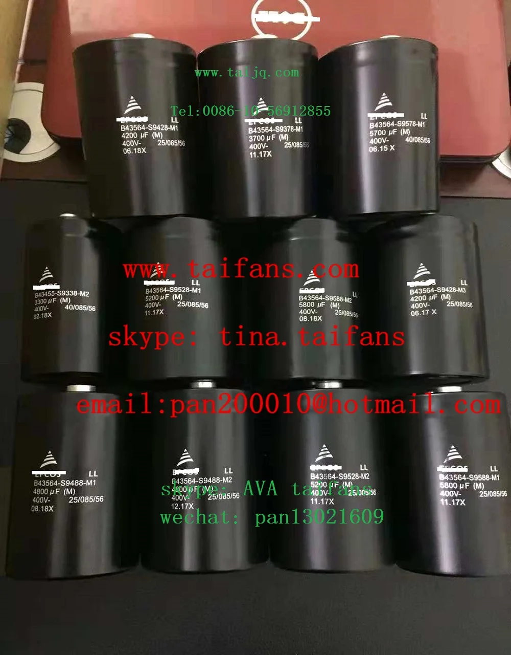 Оригинальный новый конденсатор B43310 A9228 M 400 в 2200 мкФ B43320 A5158 450 1500 B43330 мкФ|Запасные