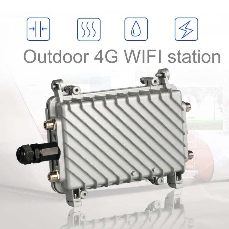 LTE беспроводной AP Wifi роутер 4G CPE Lte беспроводной промышленный открытый 4g Роутер 4G SIM карта WiFi роутер IP66 водонепроницаемый 2,4G