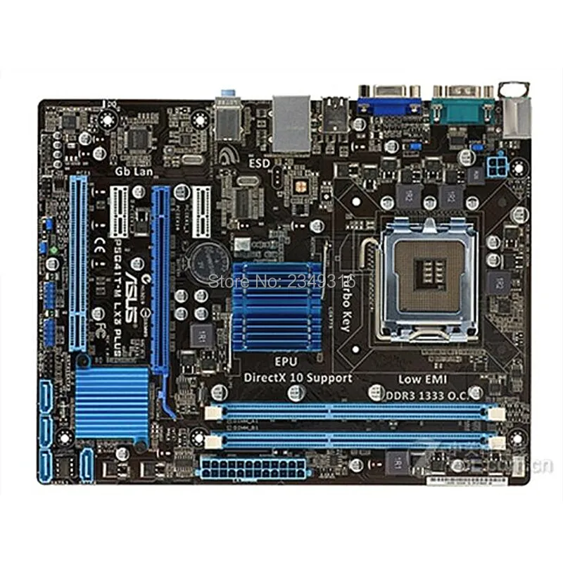 Для ASUS P5G41T M LX3 плюс б/у Оригинал материнская плата разъем LGA 775 DDR3 G41 рабочего