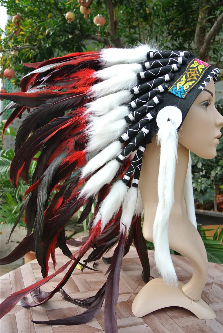 21inch indian Feather headdress replica 