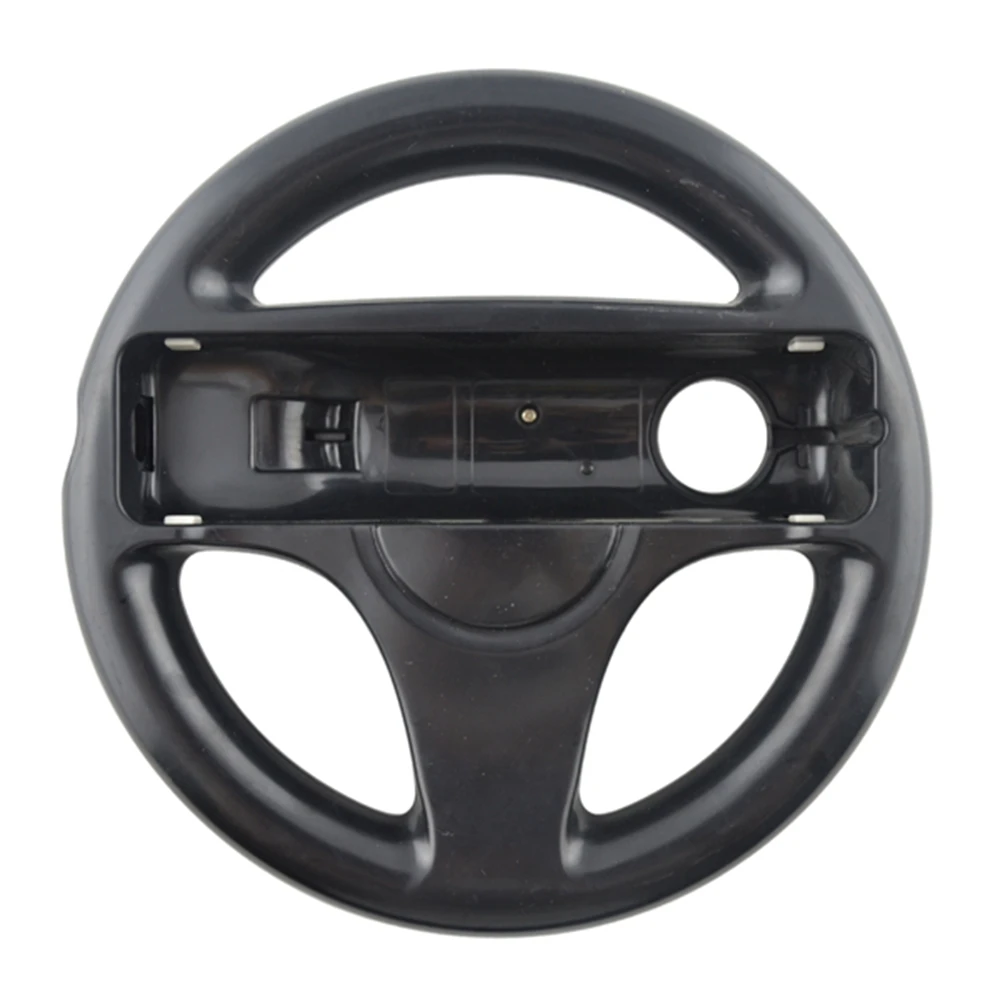 RV77 Plastic Steering Wheel For Wii Racing Games Remote Controller Console racing steering wheel game controller accessories