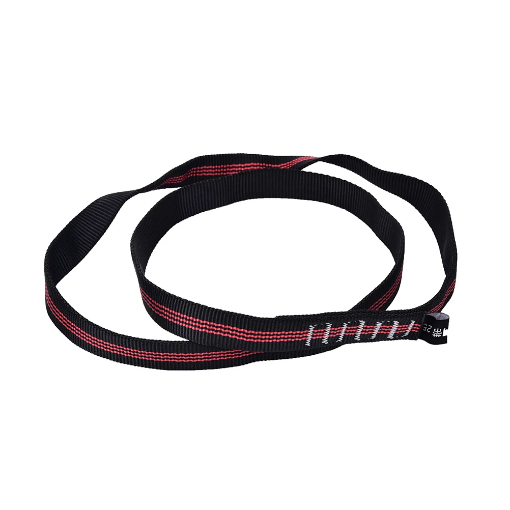 

60cm Polyester rock Climbing Sling Bearing Strap Reinforce Rope belt Load-bearing Bandlet Mountaineering Equipment