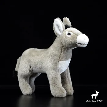 

Plush Animals Toy Real Life Donkey Doll Stuffed Kids Toys Gifts Cute Present Store
