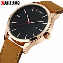 Curren Hommes de Sport Montres À Quartz Hommes Montres Top Marque De Luxe Analogique En Cuir Montres Étanche Relogio Masculino 8214
