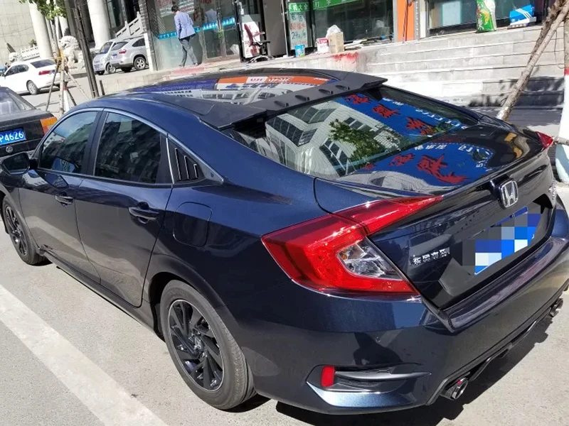 Для Honda Civic до спойлер на крыше аксессуар для багажника или черный или белый заднее стекло крыло автомобиля модификации