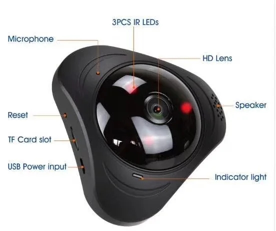 IP камера Yoosee 360 градусов Wi Fi рыбий глаз 1080P|Камеры видеонаблюдения| |