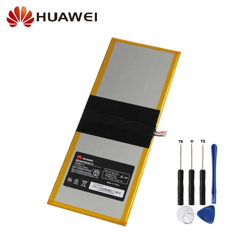 

Original Replacement Battery For Huawei MediaPad 10 Link HB3X1 S10-201WA S10-231w S10-201u S10-231U HB3484V3EAW-12 6020mAh