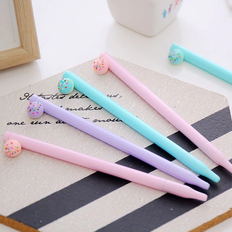 

DL X001 Korean creative stationery lovely ice cream, chocolate fragrance neutral pen and neutral pen can be erased small gift
