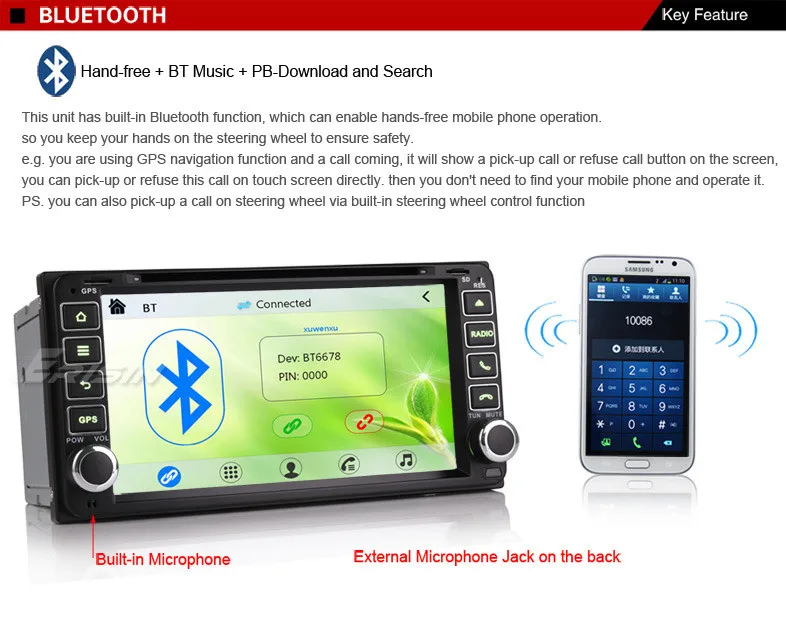 Discount 7" Car DVD for Toyota RAV4 2001-2008 & Corolla 2000-2006 & Avanza 2003-2010 & Hilux 2001-2011 & Prado 1996-2009 & Vios 2003-2010 14