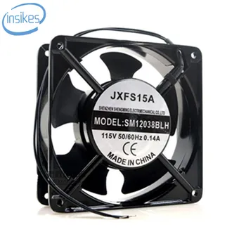 

SM12038BLH Cabinet Cooling Fan AC 115V 0.14A 12038 12CM 120*120*38mm 2 Wires