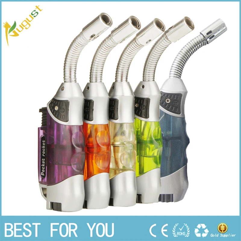 100pcs Refillable gas lighter hottest torch jet lighter Torch Butane
