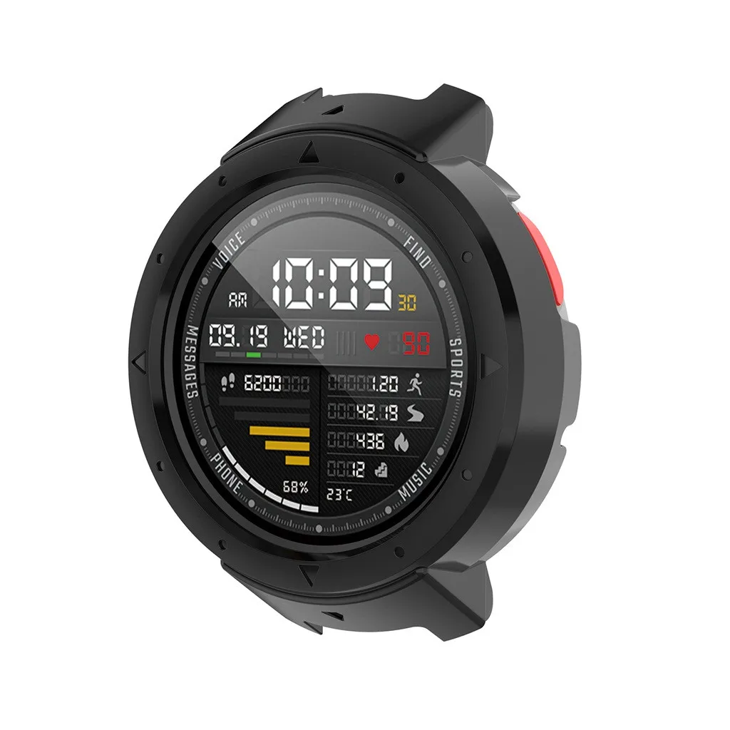 HIPERDEAL 3 шт. чехол Корпус ПК Защитный для Xiaomi Huami Amazfit Verge A1801 часы простые Soild часы серии May22