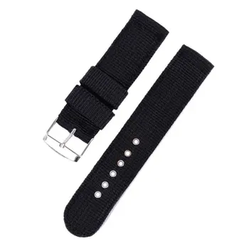 

4 Color Military Army Watch Band Nylon Fabric Canva Wrist Watch Band Strap 18/20/22/24mm Reloj Kol Saati