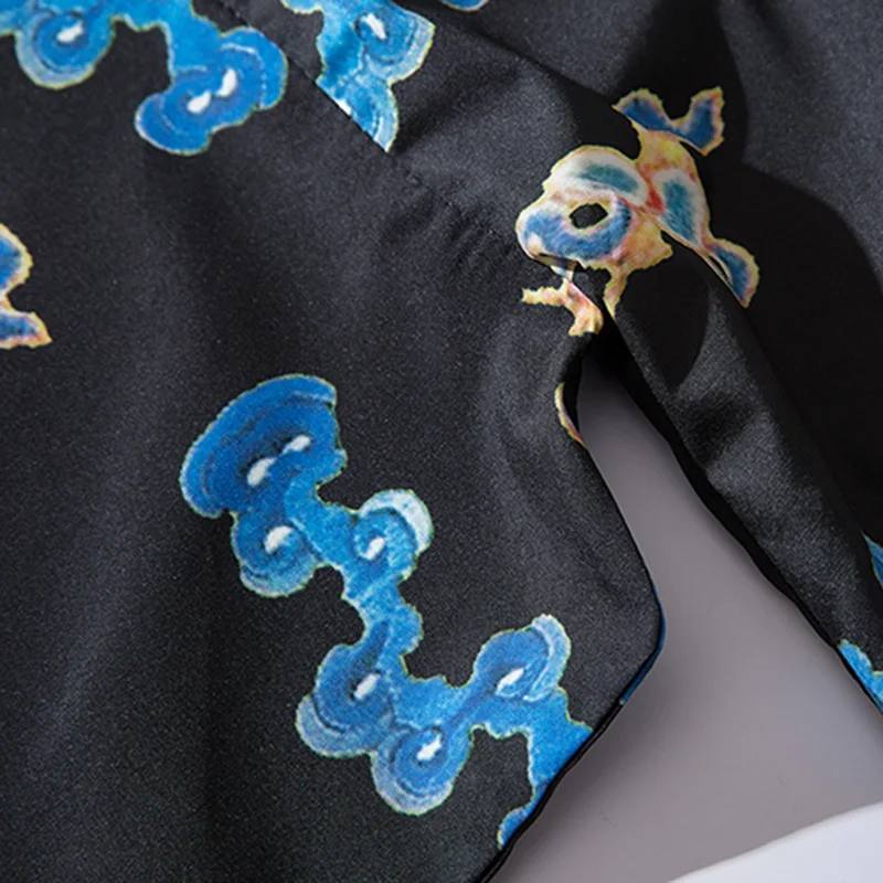 2019 Harajuku Kimono Jacket Japanese Hip Hop Men Streetwear Jacket Ancient Chinese Officer Robe Dragon Summer Thin Retro Style