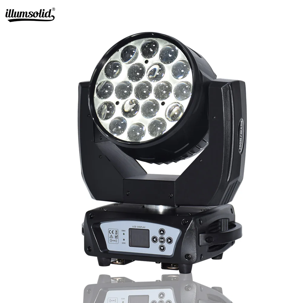 

19X15W LED zoom moving head light Wash stage Effcect Light for Dj equipment