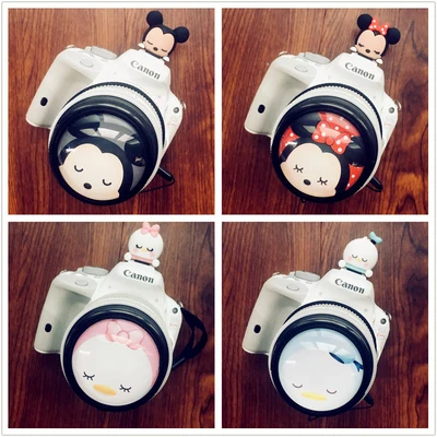 

3D Cartoon Mickey Mouse cartoon 46mm 58 67MM 82 43 62 37 40.5 86 Lens Cap Cover For Canon Nikon Sony Leica Fuji DSLR All Camera