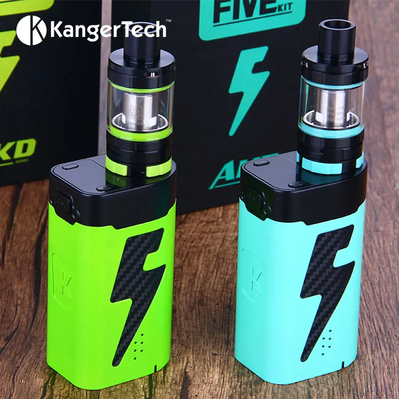 Best  Original 222W Kangertech FIVE 6 Vape Kit with Kanger FIVE 6 mod & 8ml Five-6 Tank 0.6ohm Coil Elect