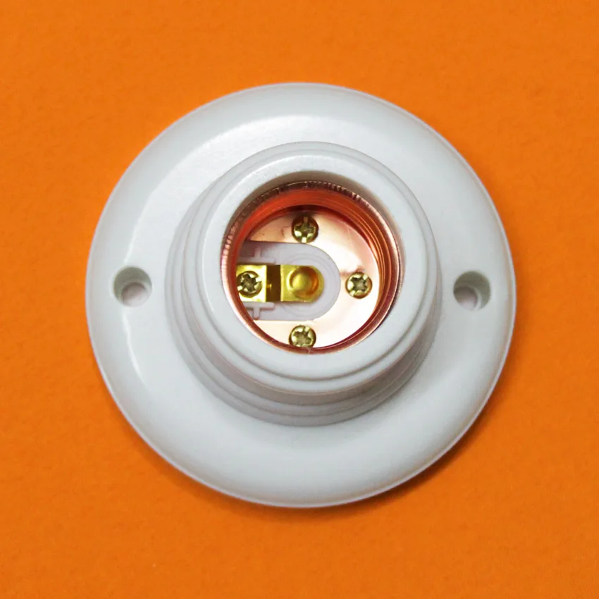 5pcs/lot E27 round screw lamp holder E27 circular screw socket 78mm