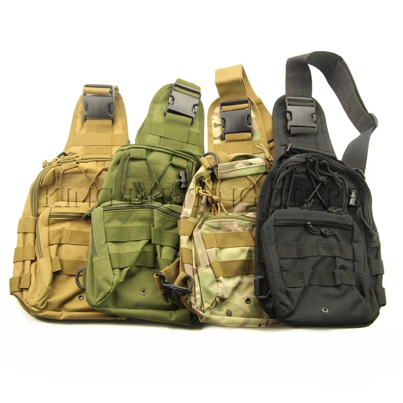 Camouflage Outdoor Chest Bag Tactical Molle Utility Gear Shoulder Sling