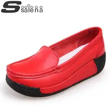 Обувь на платформе; женская повседневная обувь; Новинка года; сезон весна-осень; Уличная обувь на толстой подошве;# B2418