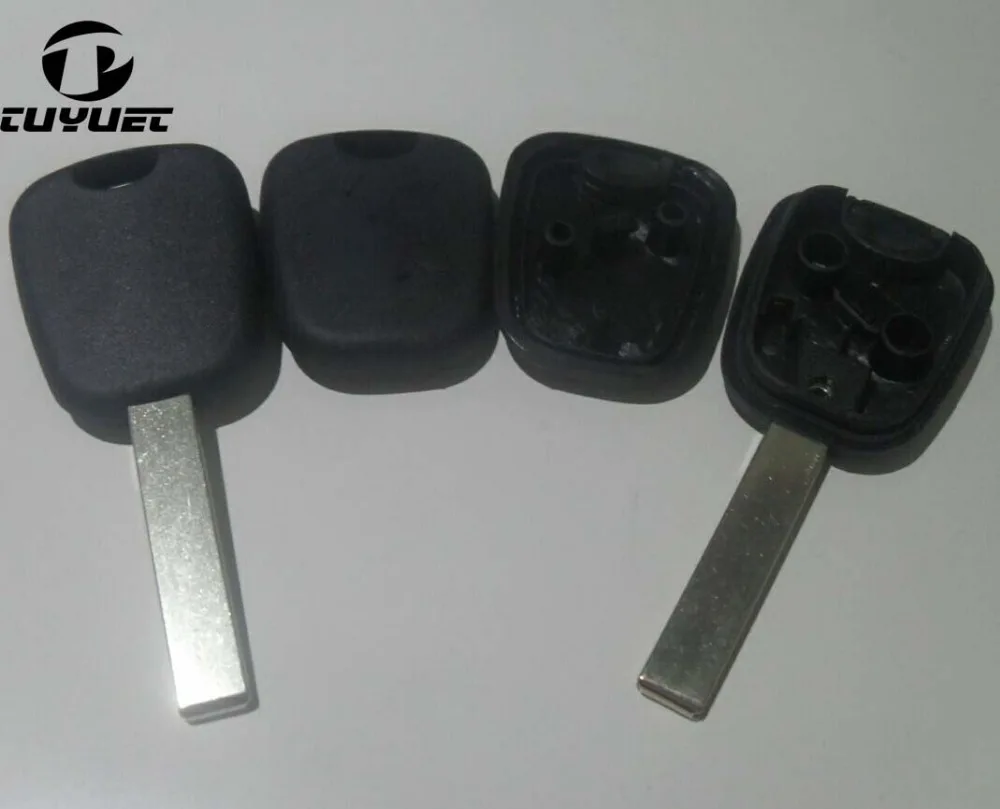 peugeot key shell (307 with groove) (11)-1