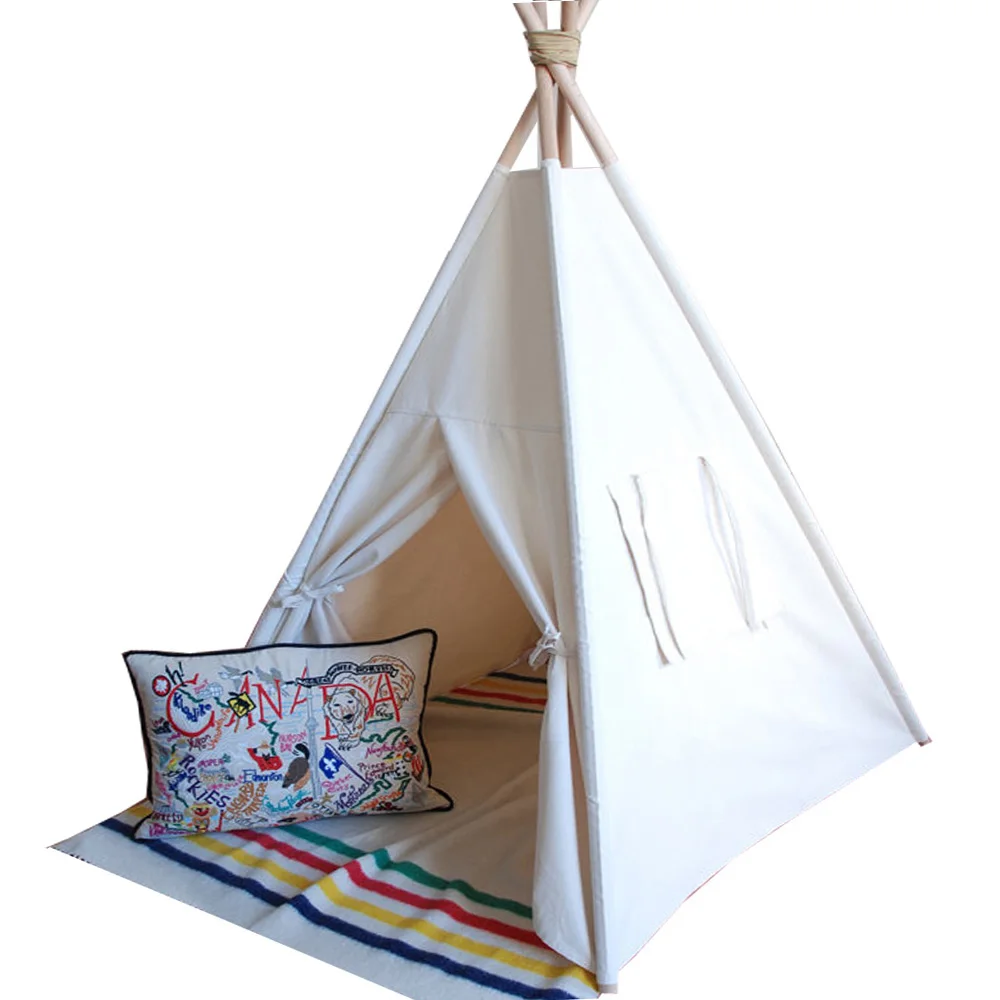 discovery play teepee wood and canvas
