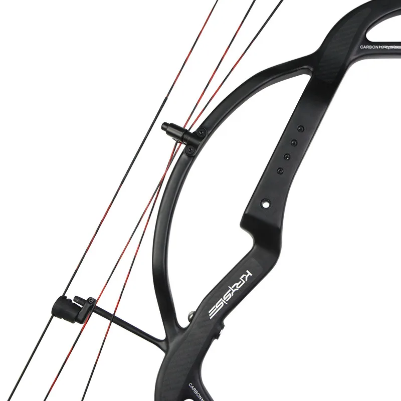 1Set 50-65lbs IBO 330FPS Compound Bow Carbon Fiber Adjustable Compound Bow For Outdoor Archery Shooting Training Camping