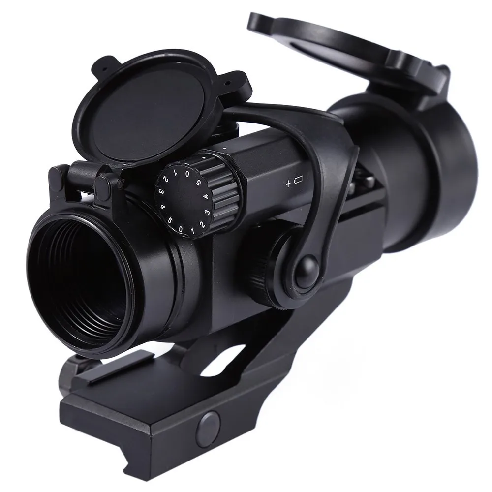 New-Professional-Tactical-1-x-32mm-Red-Green-Compact-Dot-Rifle-M2-Scope-Sight-Picatinny-Weaver