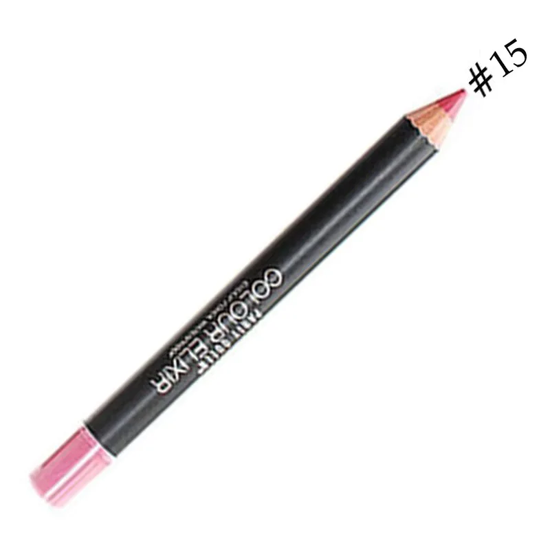 1 шт многоцветные вечерние карандаш для губ queen, функциональный карандаш для бровей, глаз, губ, макияж, водостойкая цветная Косметическая ручка для губ - Цвет: 15