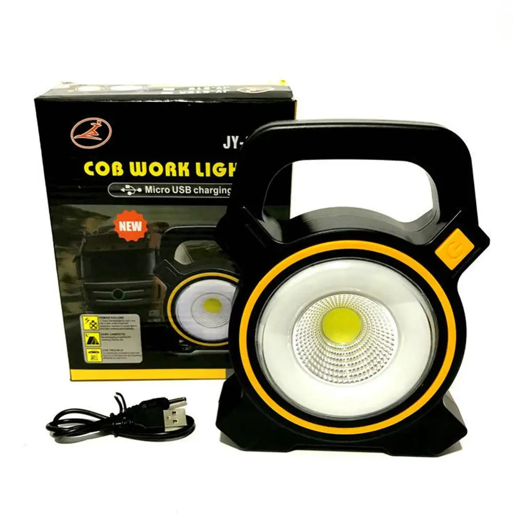 

COB LED Work Light USB Rechargeable Handle Lamp Flashlight Torch Powerful USB Solar Work Lamp For Outdoors Camping Light XF30