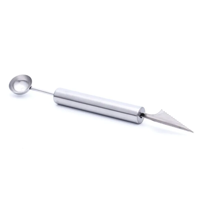 

1Pc Double-End Multi-functional Fruit Carving Knife Stainless Steel Ice Cream Scoop Spoon Melon Baller Home Kitchen Tool