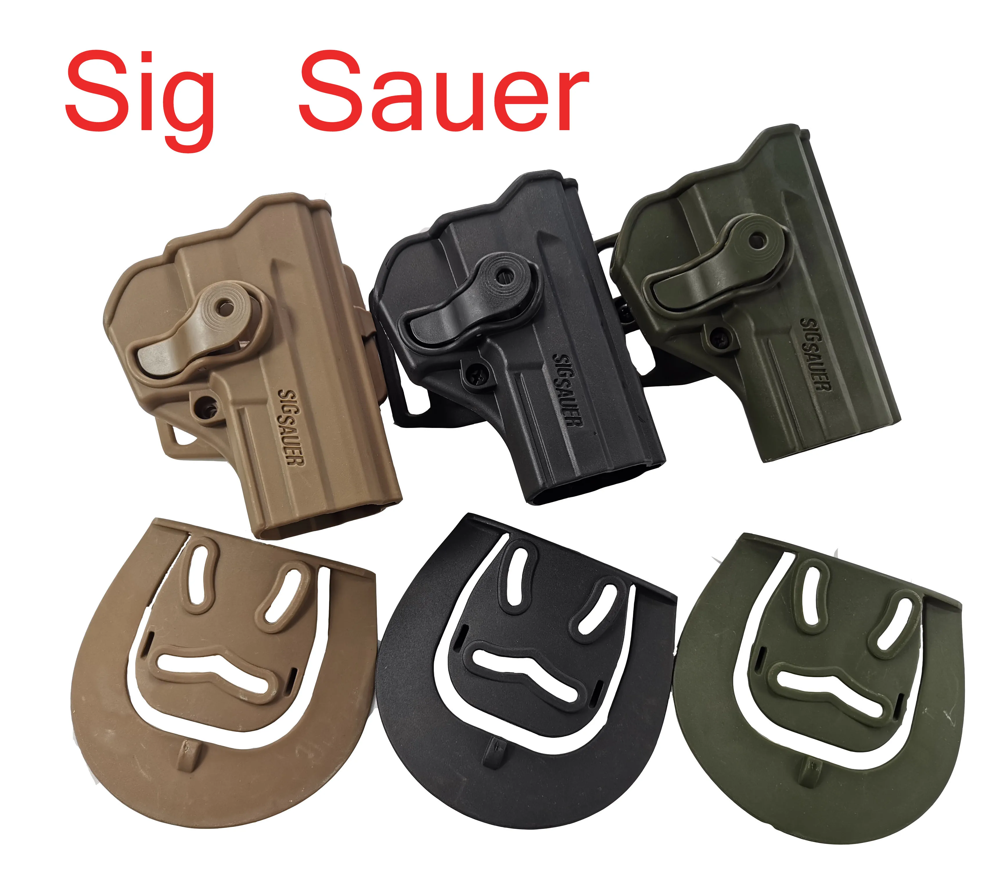 

Tactical Right Hand Belt Hand Belt Pistol Waist Holster Airsoft Hunting Paddle Holster For Sig Sauer Pro SP2022/SP2009 / P220