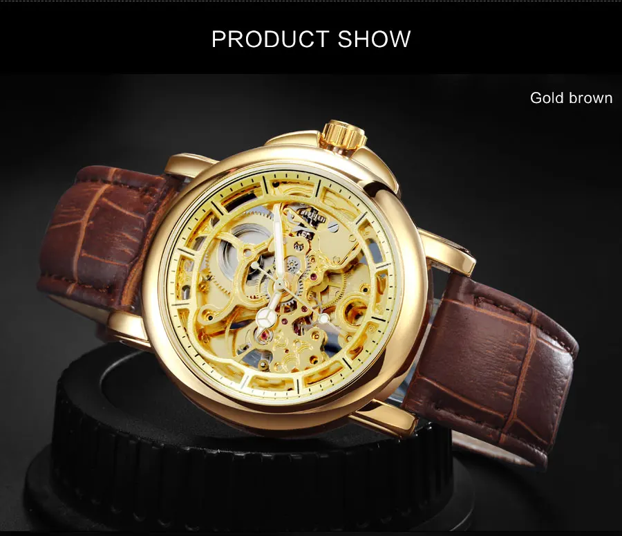 F-A979_01 FORSINING New Fashion Golden Mechanical Watch Men Design Top Brand Luxury Leather Skeleton Man Auto Wristwatch Relogio Masculino (4)