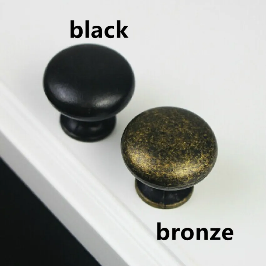 rustico vintage furniture knobs bronze dresser handles knobs black
