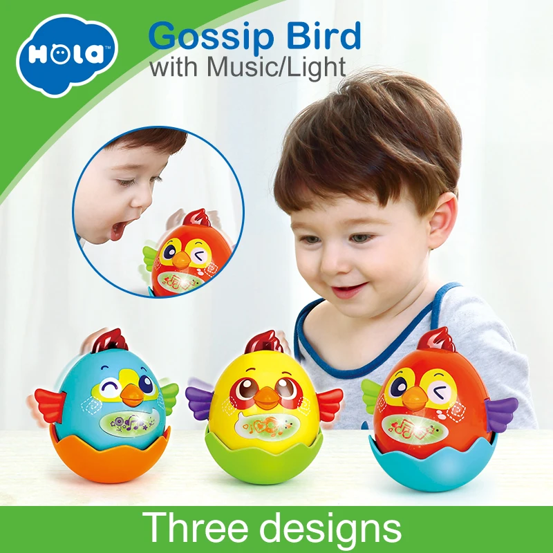 HOLA 3123 Birds Pets Music Electric Bird Singing Bird Toys with Music/ Christmas Gift For Kids Random Color