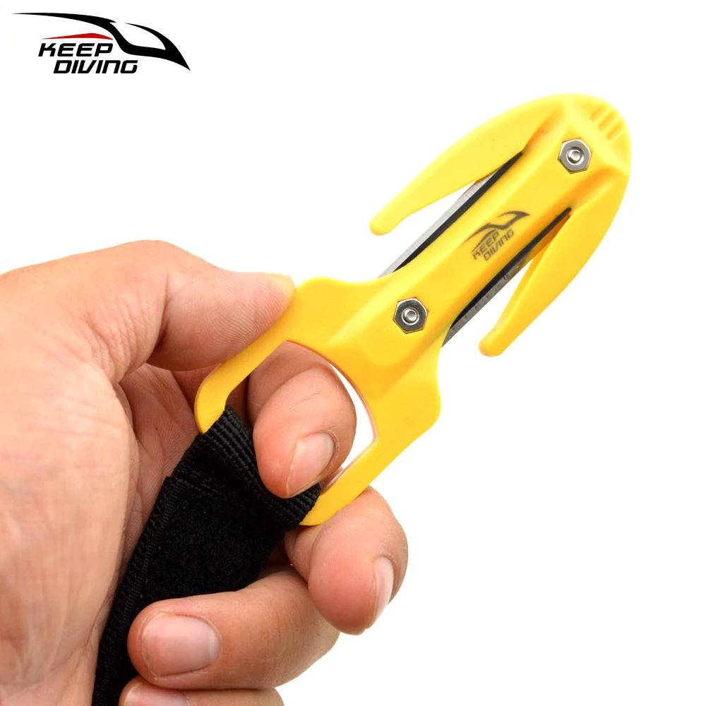 

Scuba Diving Cutting Special Knife Line Cutter Underwater Knife Spearfishing Secant Equipment Multi-color Optional Easy Carry