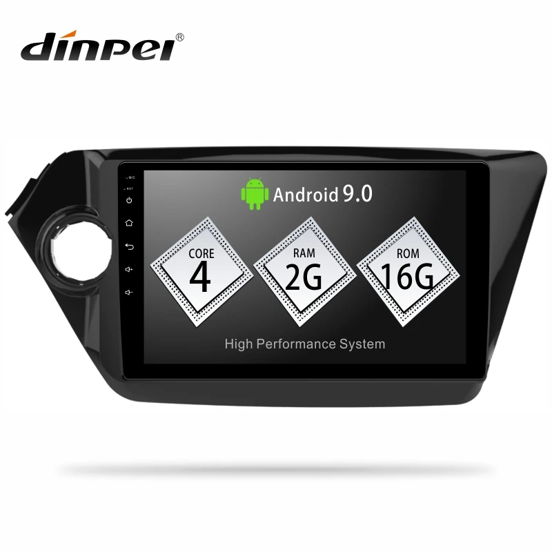 

Dinpei Android 9.0 Car Radio Multimedia Video Player Navigation GPS For KIA RIO 3 K2 Accessories Sedan 2012 2013-2016 MP5 WIFI