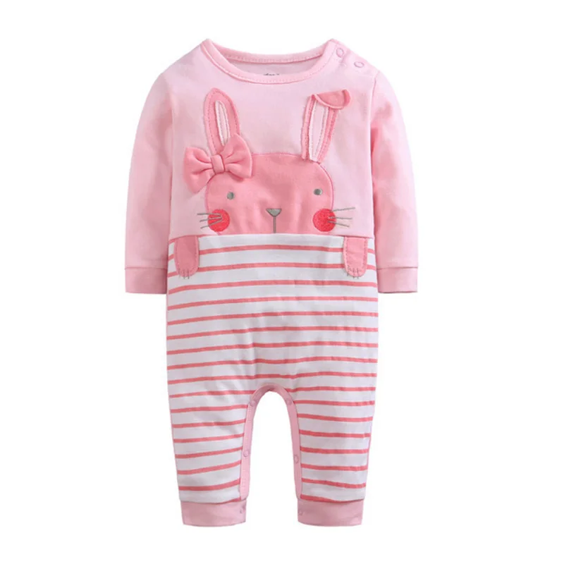 baby clothes cheap Newborn 6-24M baby boys spring zipper baby Rompers soft Baby girls romper Cotton Baby Jumpsuit for kids boys Costumes Baby Bodysuits cheap