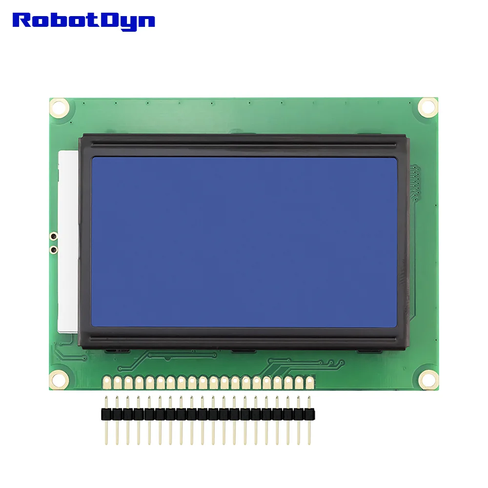 Графический ЖК-дисплей 12864, синий цвет с светодиодный подсветкой, rezolution 128x64