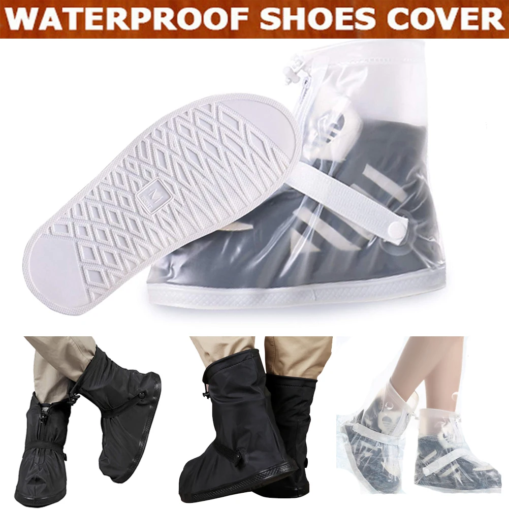 Уличные многоразовые дождевые снежные бахилы, водонепроницаемые ботинки, прочные Водонепроницаемые зимние дождевые ботинки для женщин и мужчин
