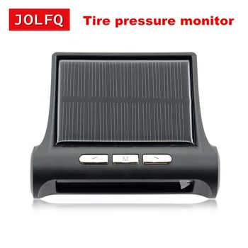 

TPMS Car Tire Pressure Alarm Monitor System LCD Display 4 External Sensor