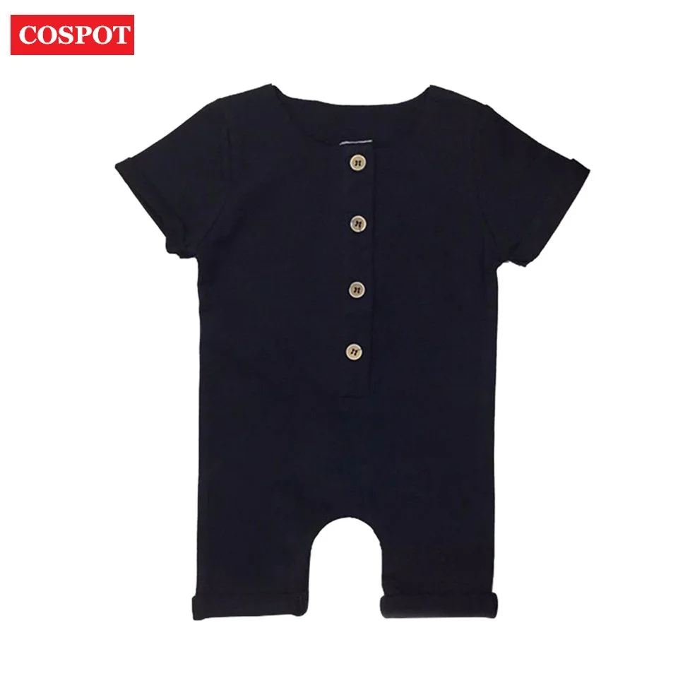 COSPOT Baby Boys Summer Short Rompers Boy Cotton Jumper Kids Fashion
