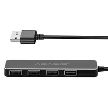 Acasis USB 2,0 3,0 Компактный портативный высокоскоростной подставка для концентратора Multipe USB децис концентратор для ПК ноутбук 4 порта удлинитель адаптер