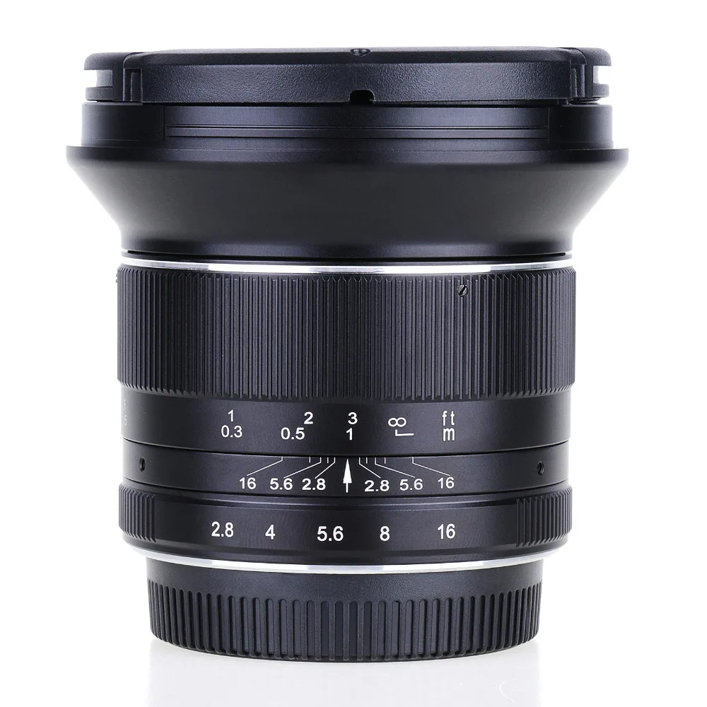 Ультраширокоугольный объектив 12 мм f2.8 для Sony E mount беззеркальных фотоаппаратов с