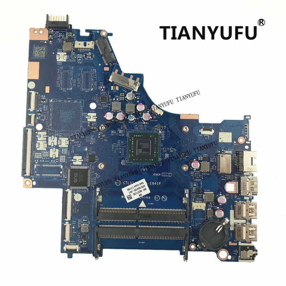 Материнская плата для ноутбука HP PAVILION 15 BW SERIES 924720 601 001 CTL51/53 LA E841P DDR4