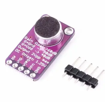

MAX9814 Microphone AGC Amplifier Board Module Auto Gain Control CMA-4544PF-W