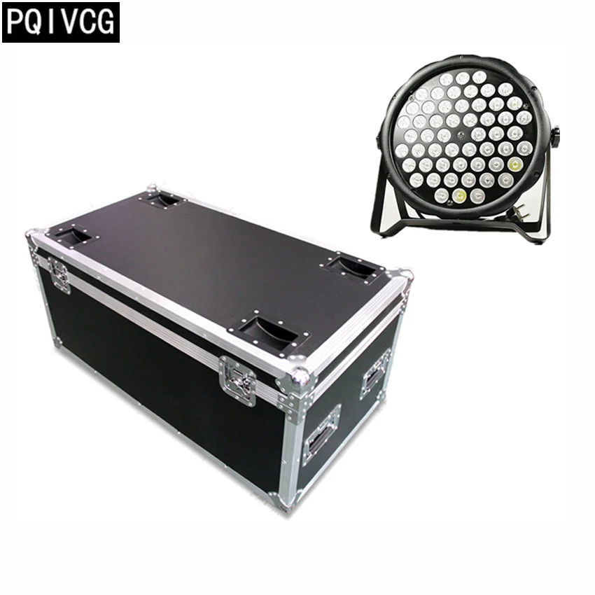 

8pcs/ 54x3w led par lights with flight case rgbw dmx par led disco lights