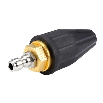 

Rotating Dirt Turbo Nozzle With 1/4" Quick Release Plug Connector For High Pressure Washers Washing Machine